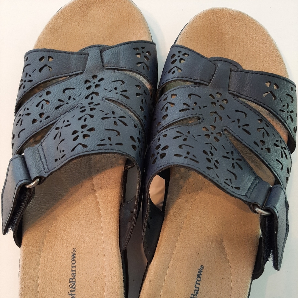 Croft&Barrow blue women's sandels size 6 1/2